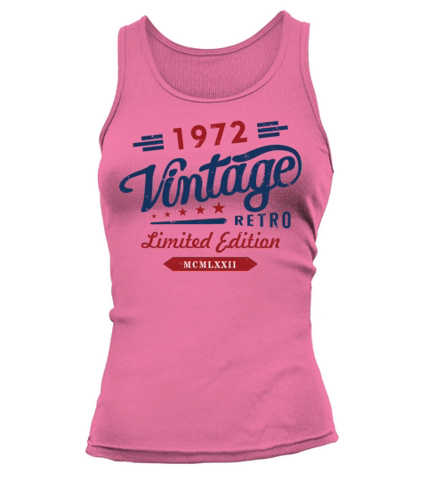 Vintage Retro 1972 Limited Edition Tank top Woman