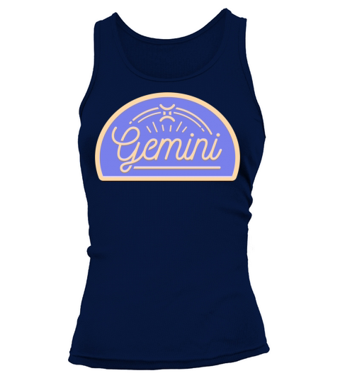 Zodiac Sign Gemini Quote Badge Tank top Woman