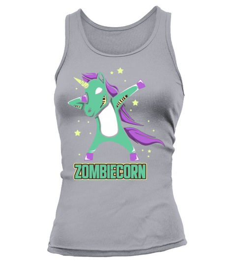 Zombiecorn Zombie Unicorn Dabbing Unicorn Hallowee Tank top Woman