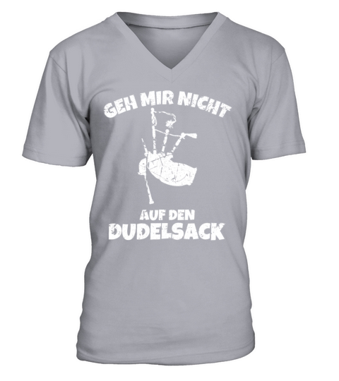 Bagpipe Bagpiper Gift V-Neck T-shirt