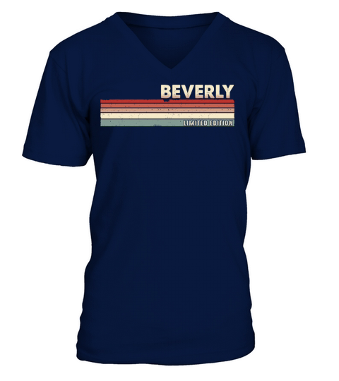 Beverly - Funny Retro Vintage Name 80s 90s V-Neck T-shirt