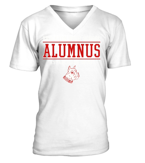 Brockton High School Alumnus V-Neck T-shirt