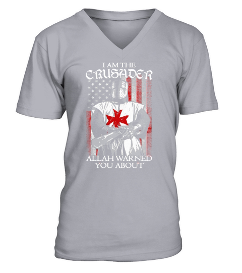 Crusader - I am the crusader - Hot Shirt V-Neck T-shirt