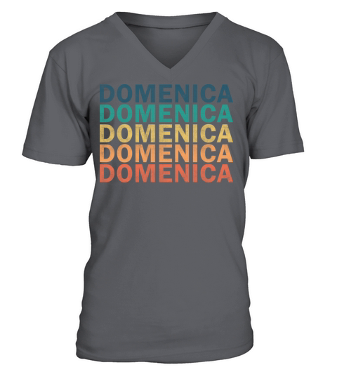 Domenica Name T Shirt - Domenica Vintage Retro Nam V-Neck T-shirt