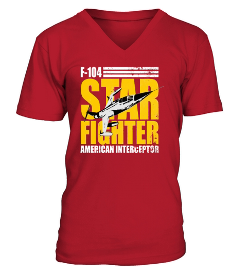 F-104 Starfighter V-Neck T-shirt