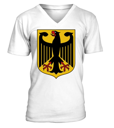 German Eagle Bundesadler Coat Of Arms T-Shirt V-Neck T-shirt