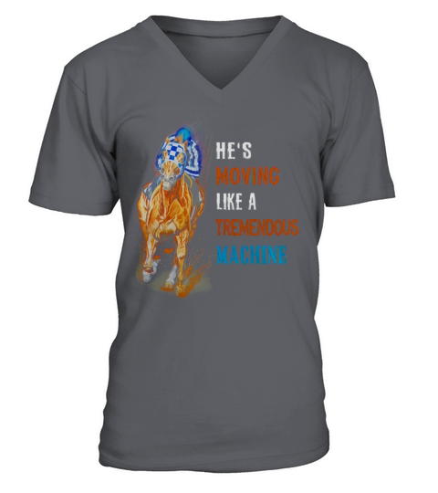 Hes moving like a tremendous machine horse V-Neck T-shirt
