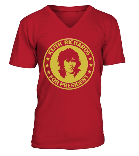 Keith Richards Tshirt V-Neck T-shirt