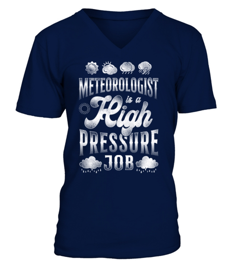 Meteorologist Weather Forecast V-Neck T-shirt