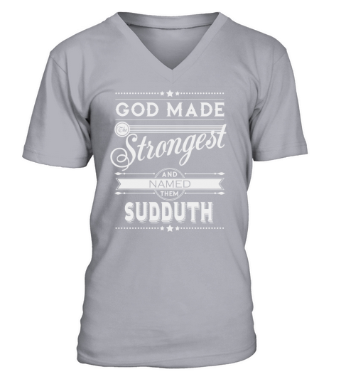 SUDDUTH shirt, SUDDUTH Family Name, SUDDUTH Funny Name Gifts T Shirt V-Neck T-shirt
