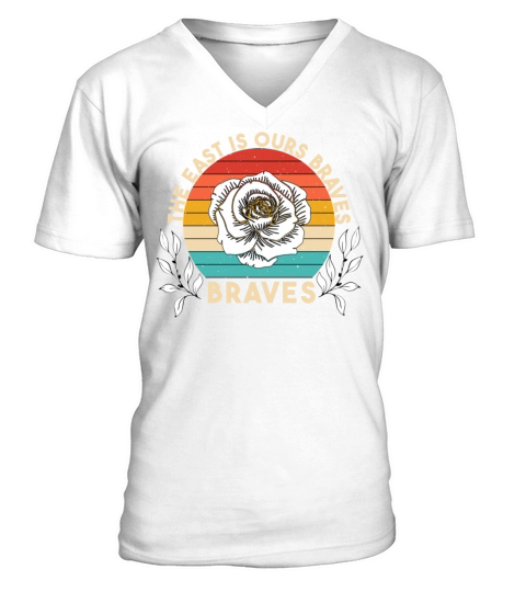 The East Is Ours Braves V-Neck T-shirt