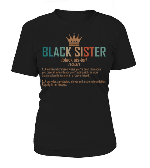Black Sister Definition Vintage Women's T-Shirt