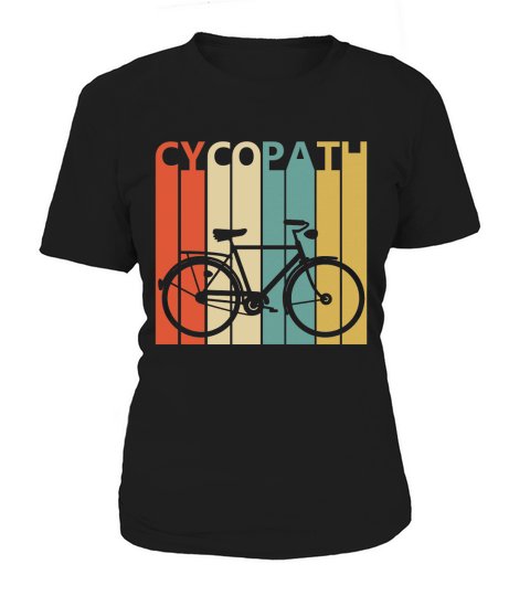 Funny Vintage Cycopath Bicycle Women's T-Shirt
