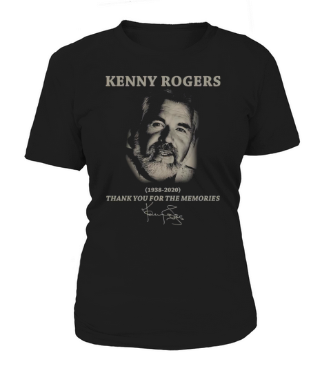 Kenny Rogers Thank You For The Memories Signatures Women's T-Shirt