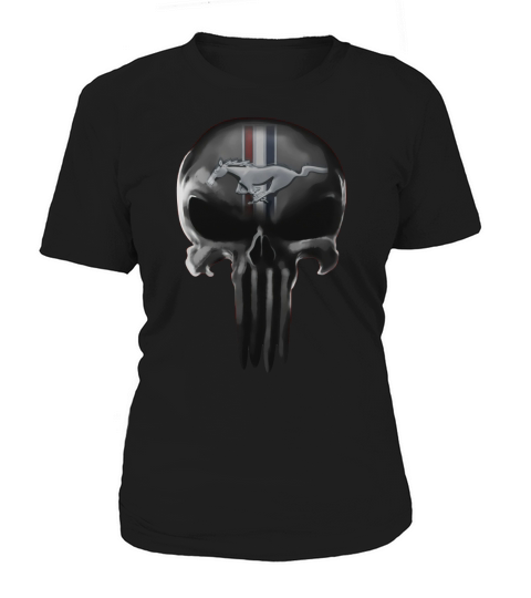 Mustang Skull V1 T-shirt, Mustang Skull V1 Hoodies Women's T-Shirt