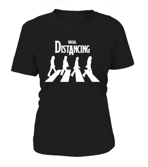 SOCIAL DISTANCING ROAD THE BEATLE Women's T-Shirt