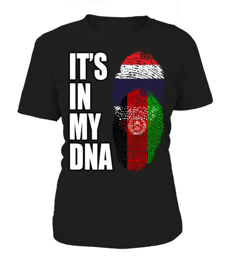 Thai And Afghanistan Vintage Heritage DNA Flag Women's T-Shirt