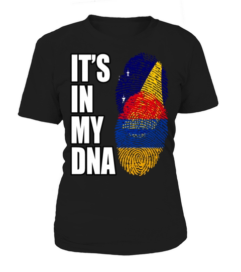 Tokelauan And Armenian Mix Heritage DNA Flag Women's T-Shirt