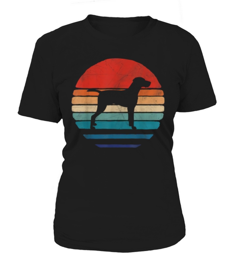 Vintage Retro 70s Vizsla Dog Women's T-Shirt