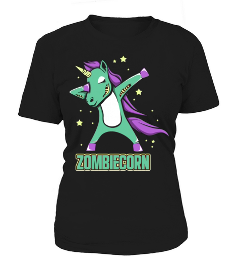 Zombiecorn Zombie Unicorn Dabbing Unicorn Hallowee Women's T-Shirt
