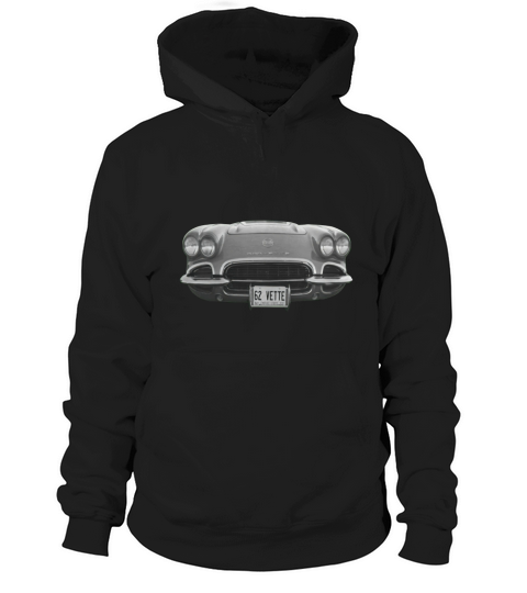 1962 Corvette BW T-Shirts Hoodie Unisex