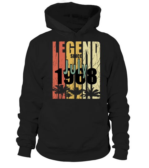 1968 july vintage birthday Hoodie Unisex