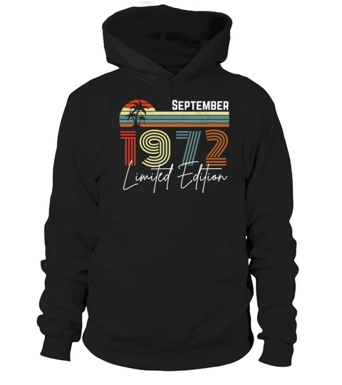 40 Years September 1982 Vintage Limited Edition Hoodie Unisex