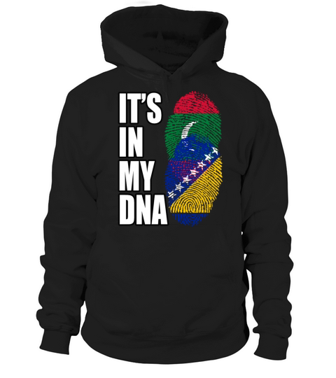 Maldivian And Bosnian Mix Heritage DNA Flag Hoodie Unisex