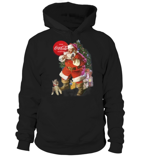 Merry Christmas Nice Coca-Cola Santa Claus Christmas Logo Hoodie Unisex
