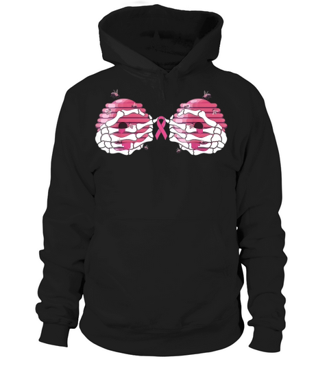 Save The Boo Bees Funny Halloween Breast Cancer Hoodie Unisex