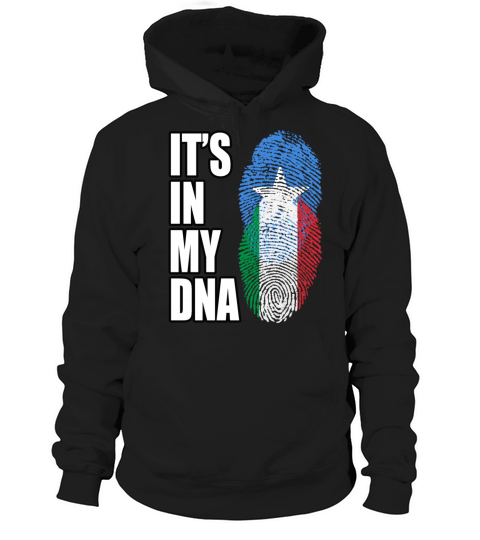 Somali And Italian Vintage Heritage DNA Flag Hoodie Unisex
