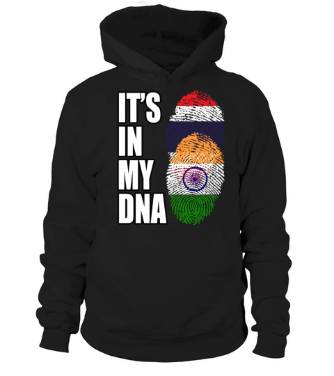 Thai And Indian Vintage Heritage DNA Flag Hoodie Unisex