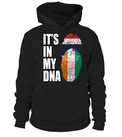 Thai And Ivorian Vintage Heritage DNA Flag Hoodie Unisex