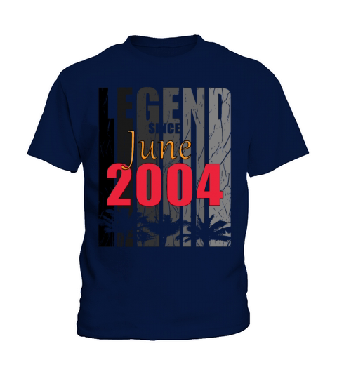 2004 vintage born in June gift Kids T-Shirt