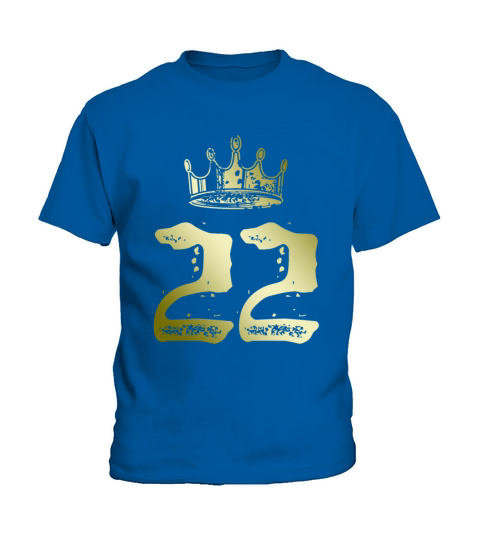 22 number crown Kids T-Shirt