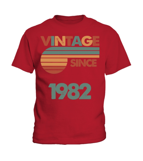40th Vintage Birthday 1982 Kids T-Shirt