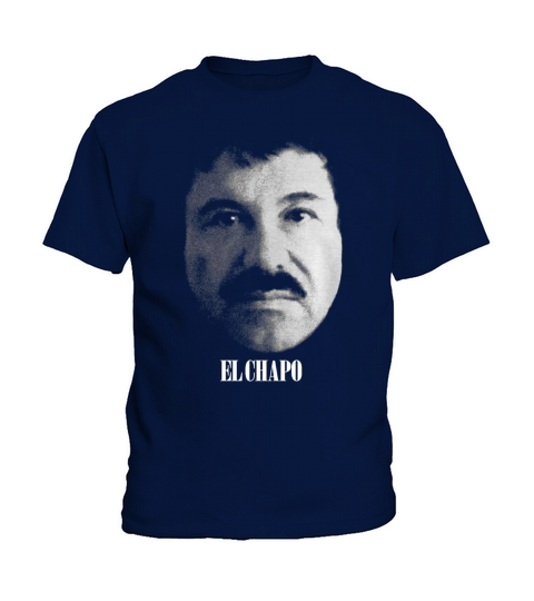 El Chapo Portrait T-Shirt Kids T-Shirt