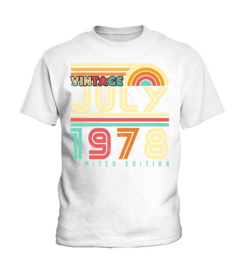 July 1978 Limited Edition Kids T-Shirt