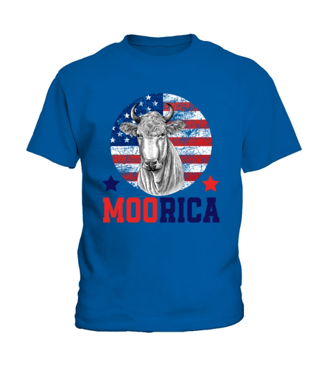 Moorica America Patriotic 4th of July USA Flag Kids T-Shirt