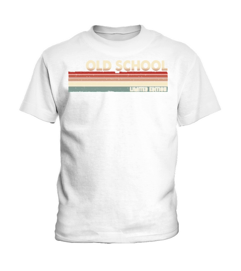 Old School - Funny Retro Vintage Name 80s 90s Kids T-Shirt