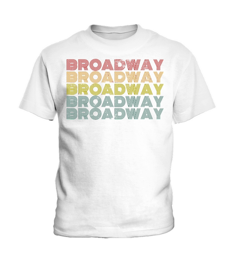 Retro Vintage Distressed Broadway Musical Theater Kids T-Shirt