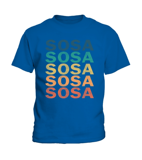 Sosa Name T Shirt - Sosa Vintage Retro Name Gift I Kids T-Shirt