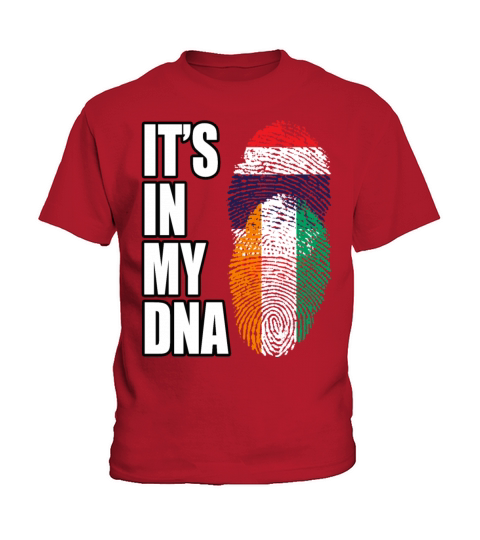 Thai And Ivorian Vintage Heritage DNA Flag Kids T-Shirt