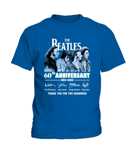 The Beatles 60th anniversary 1960-2020 signatures shirt Kids T-Shirt