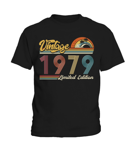 Vintage "Limited Edition" Vintage 1979 Birthday Kids T-Shirt