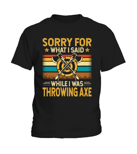 Vintage Style Sorry for What I Said While I Was Kids T-Shirt