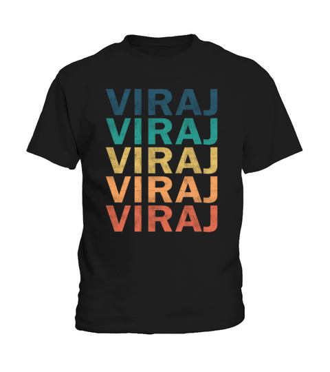 Viraj Name T Shirt - Viraj Vintage Retro Name Gift Kids T-Shirt