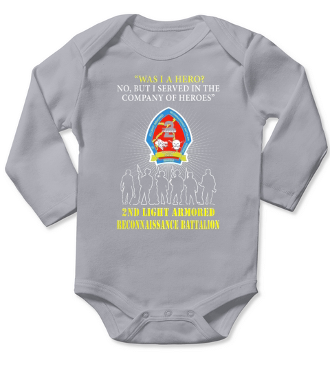 2nd light armored Reconnaissance Battalion Long Sleeve Baby One-Piece