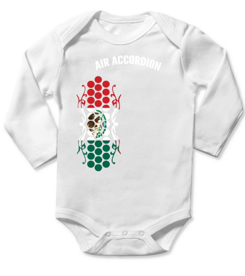 Air Accordion Mexico 2 Long Sleeve Baby One-Piece