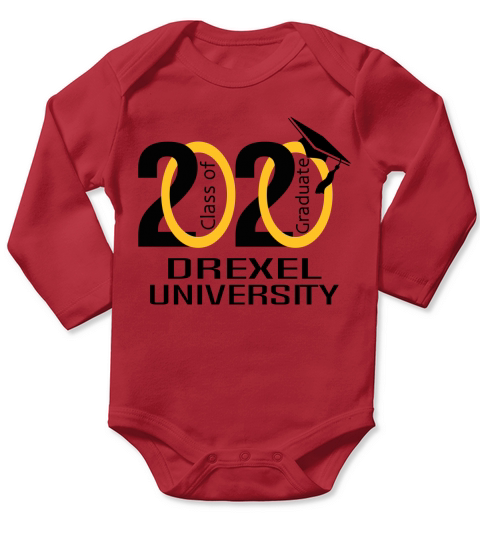 Class Of 2020 Graduation Drexel University Long Sleeve Baby One-Piece